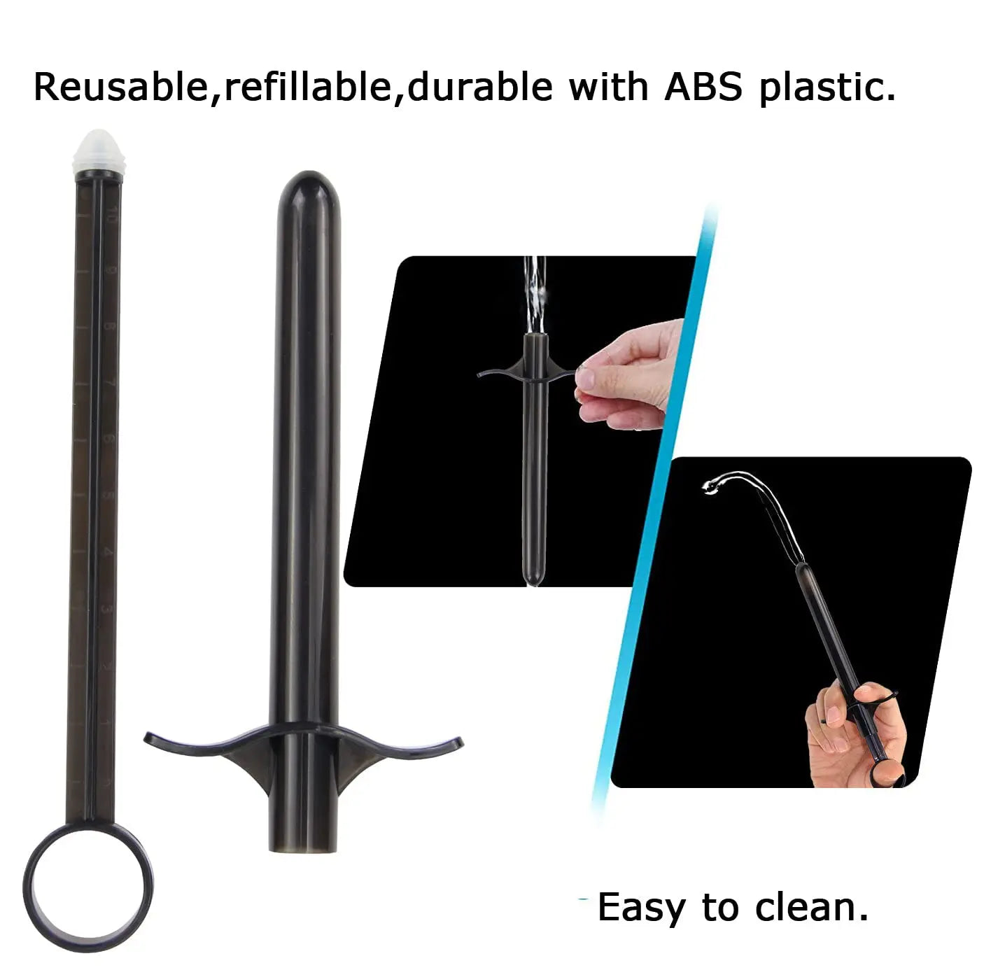 Personal Lubricant Shooter Lubricant Injection Applicator Lubricant Injector 10ml Mini Lubricant Lunchbox with Precise Scale