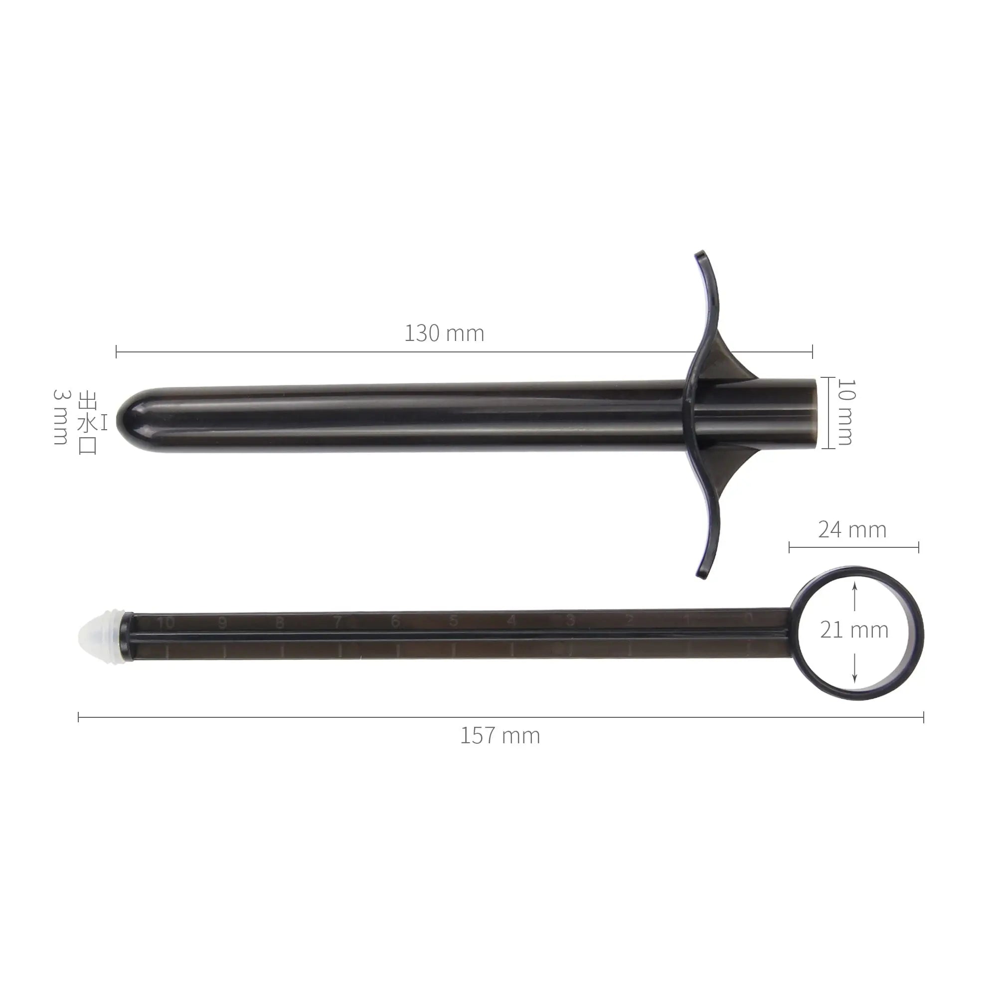 Personal Lubricant Shooter Lubricant Injection Applicator Lubricant Injector 10ml Mini Lubricant Lunchbox with Precise Scale