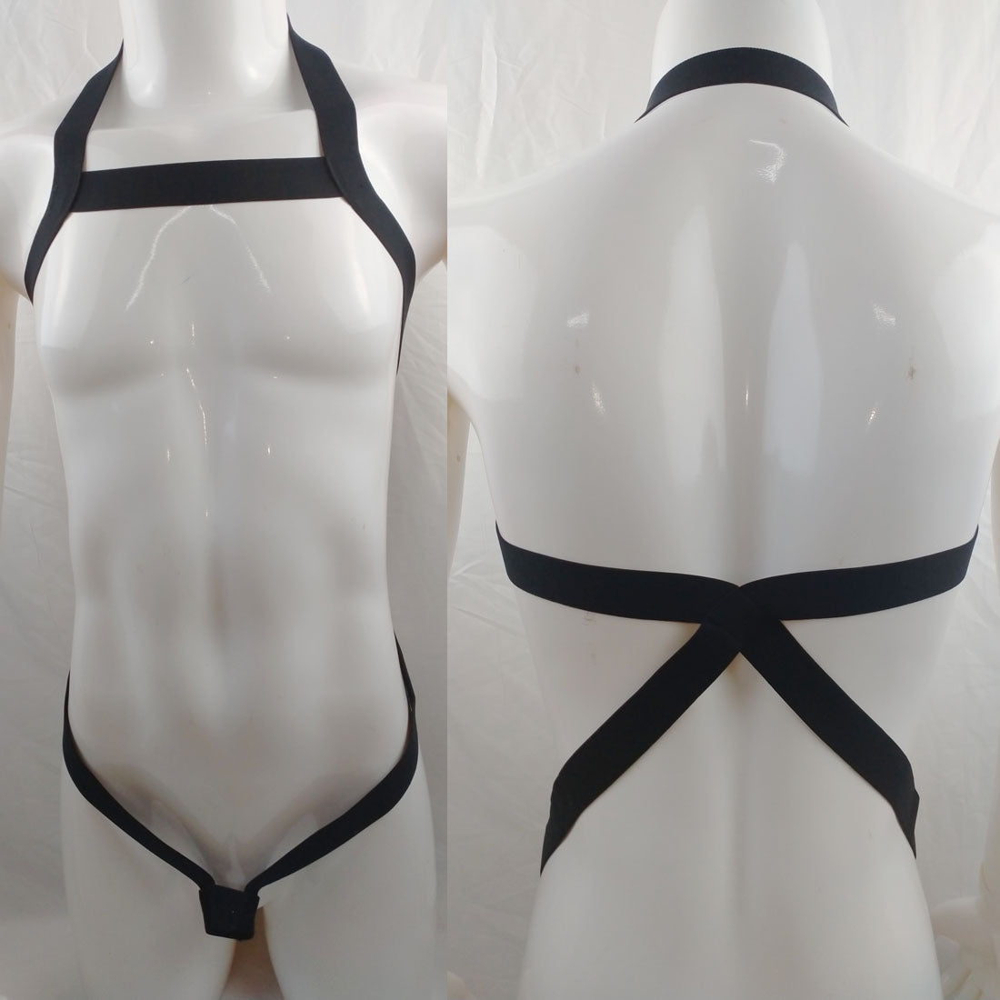 Men's erotic underwear, showing off the big chest strap, showing muscle stage performance clothes are hot and tight-fitting charm spotlight