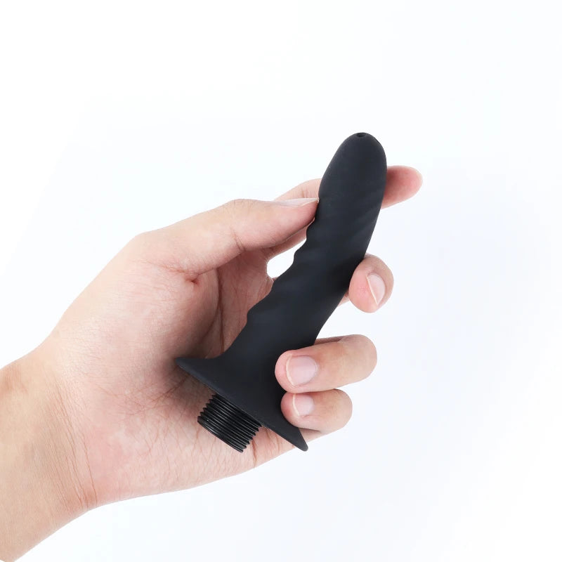 Portable Vagina Anal Anus Enema Syringe Lavement Shower Head For Male Female Analdusche Lavage Cleaning 18+ Erotic Sex Toys