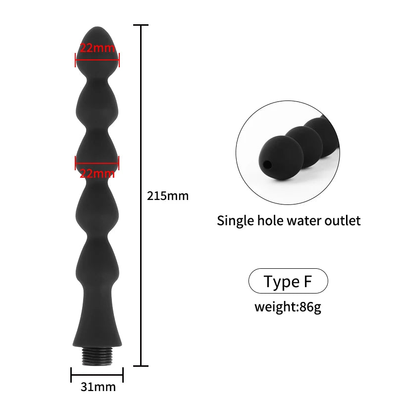 Portable Vagina Anal Anus Enema Syringe Lavement Shower Head For Male Female Analdusche Lavage Cleaning 18+ Erotic Sex Toys
