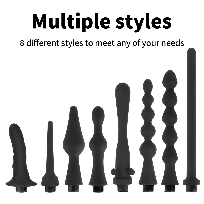 Portable Vagina Anal Anus Enema Syringe Lavement Shower Head For Male Female Analdusche Lavage Cleaning 18+ Erotic Sex Toys