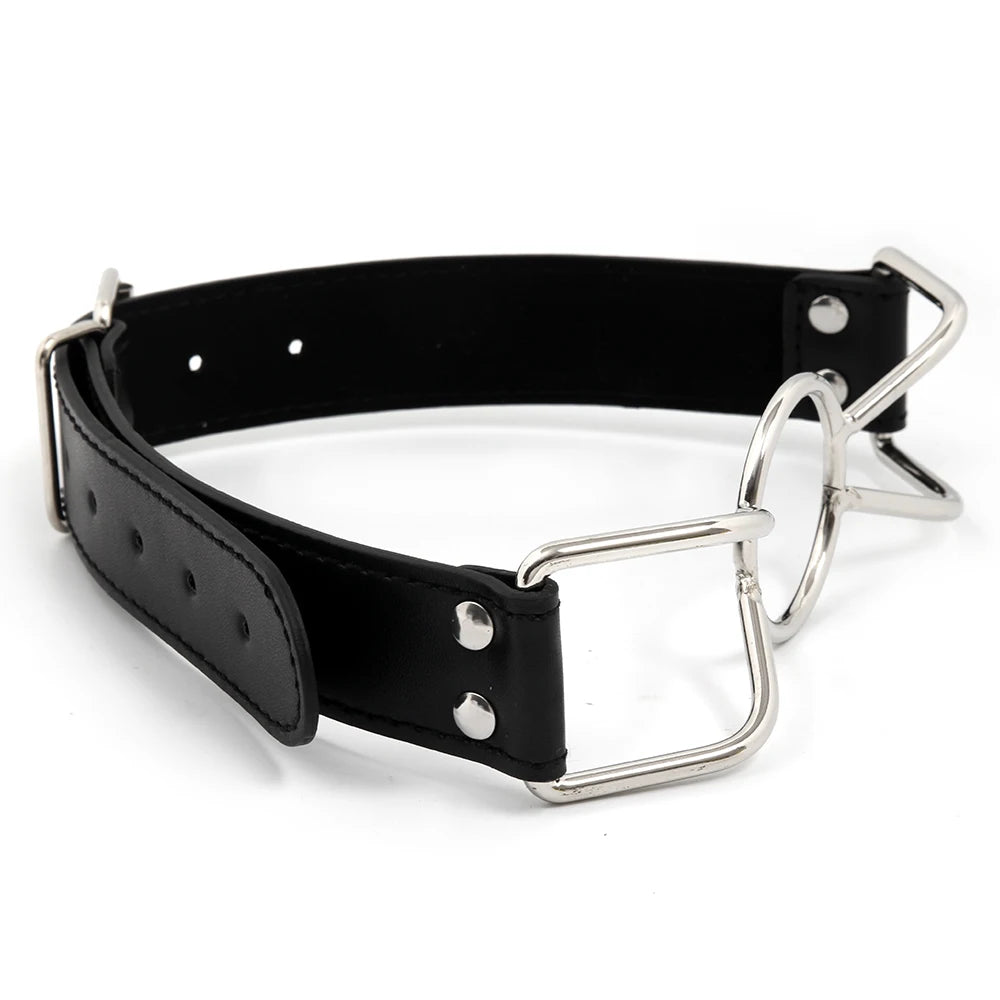 3 Size Metal Mouth Gag Forced Open Mouth Gag BDSM Harness Fetish Sex Toys For Adult Games Sex Accessories