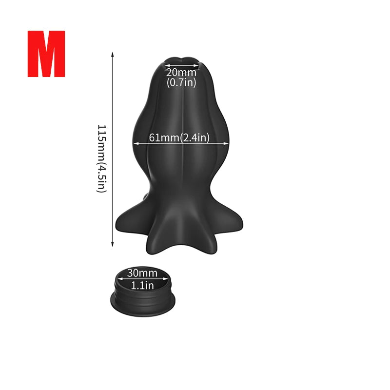 Hollow Anal Plug With Stopper Anal Dilator Anus Tunnel Expansion Prostate Massager Sex Toy Vaginal Anchor Shower Enema Butt Plug