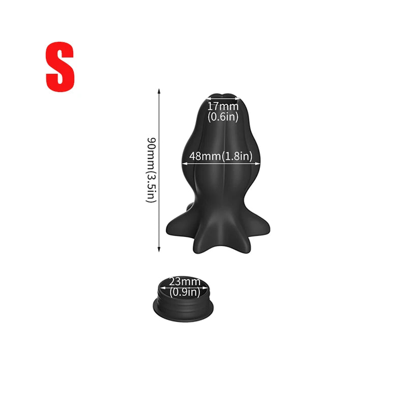 Hollow Anal Plug With Stopper Anal Dilator Anus Tunnel Expansion Prostate Massager Sex Toy Vaginal Anchor Shower Enema Butt Plug