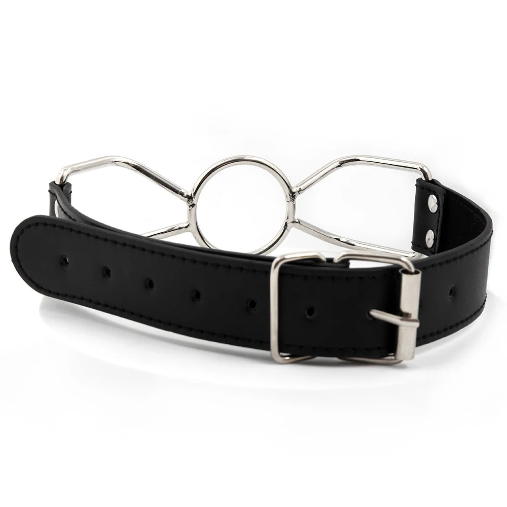 3 Size Metal Mouth Gag Forced Open Mouth Gag BDSM Harness Fetish Sex Toys For Adult Games Sex Accessories