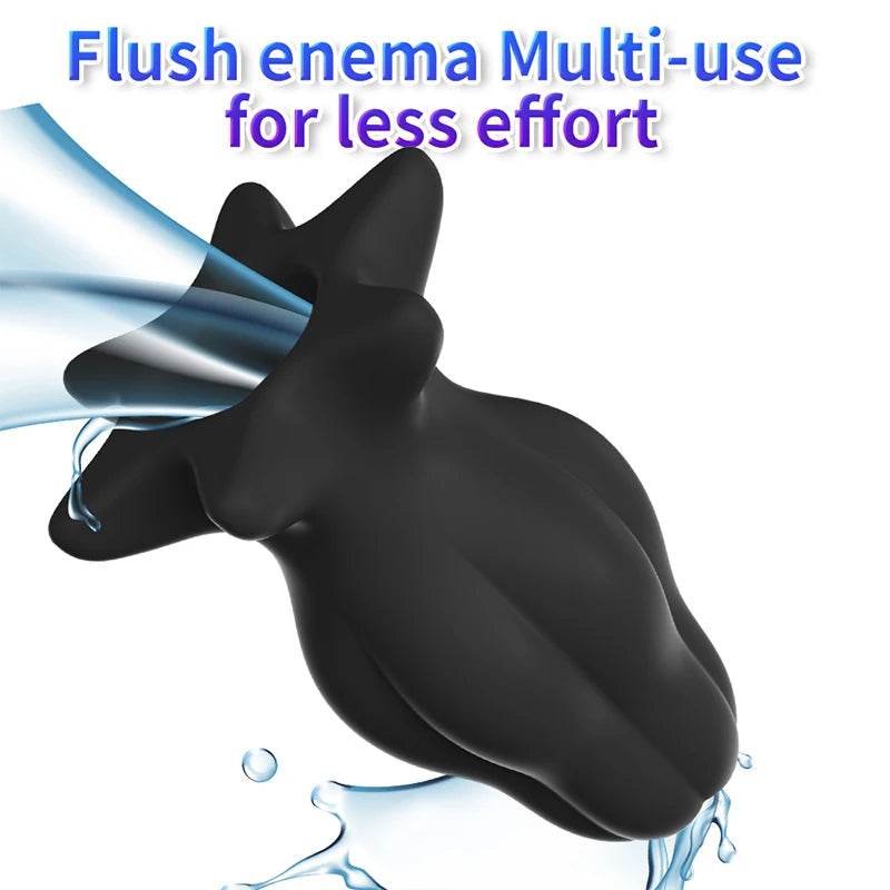 Hollow Anal Plug With Stopper Anal Dilator Anus Tunnel Expansion Prostate Massager Sex Toy Vaginal Anchor Shower Enema Butt Plug