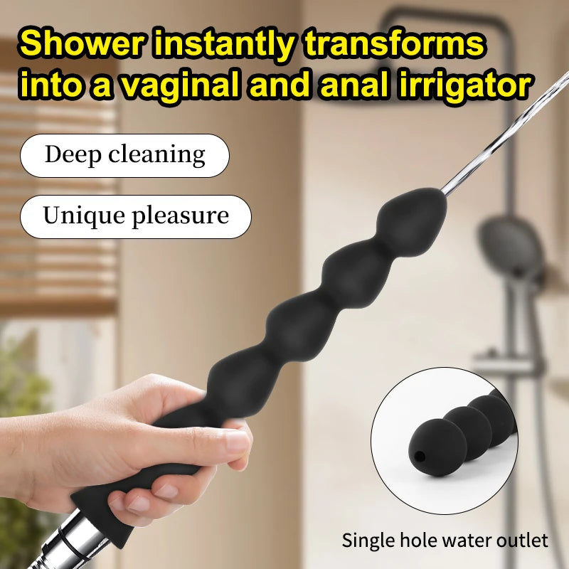Portable Vagina Anal Anus Enema Syringe Lavement Shower Head For Male Female Analdusche Lavage Cleaning 18+ Erotic Sex Toys