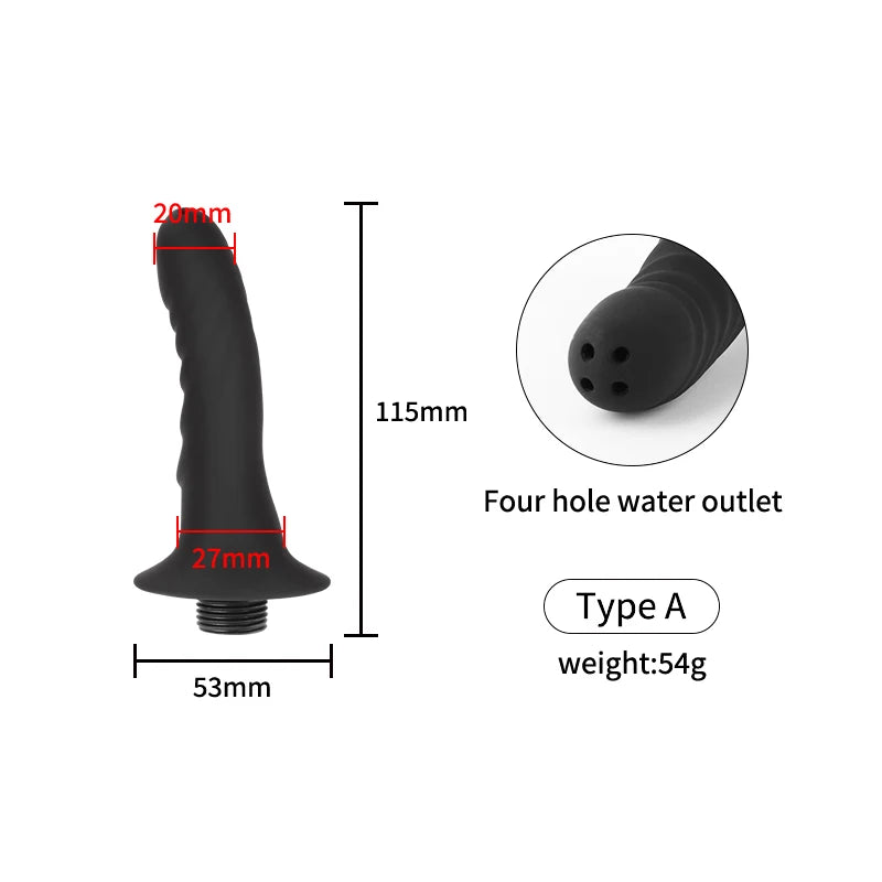 Portable Vagina Anal Anus Enema Syringe Lavement Shower Head For Male Female Analdusche Lavage Cleaning 18+ Erotic Sex Toys