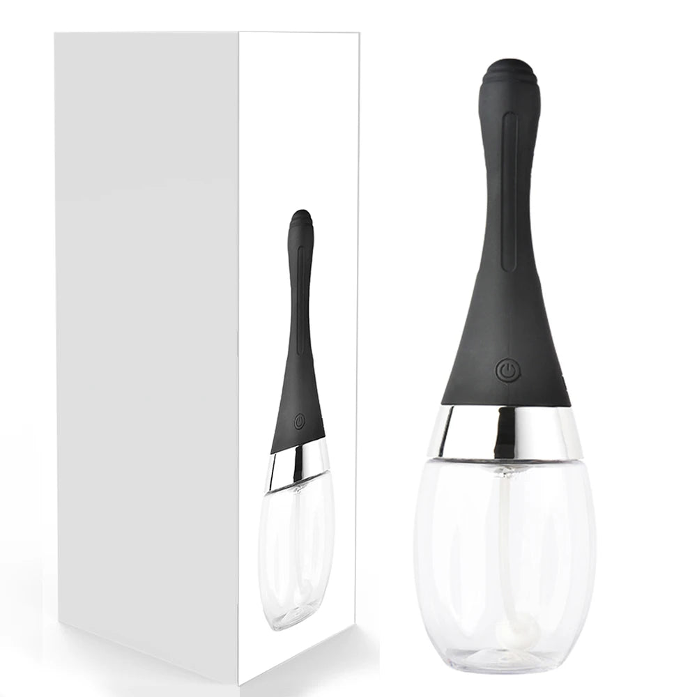 Anal Cleaner Silicone Health Automatic Enema Sex Colon Vaginal Tool Anal Plug Butt Douche Shower Cleaning Enemator for Men Women