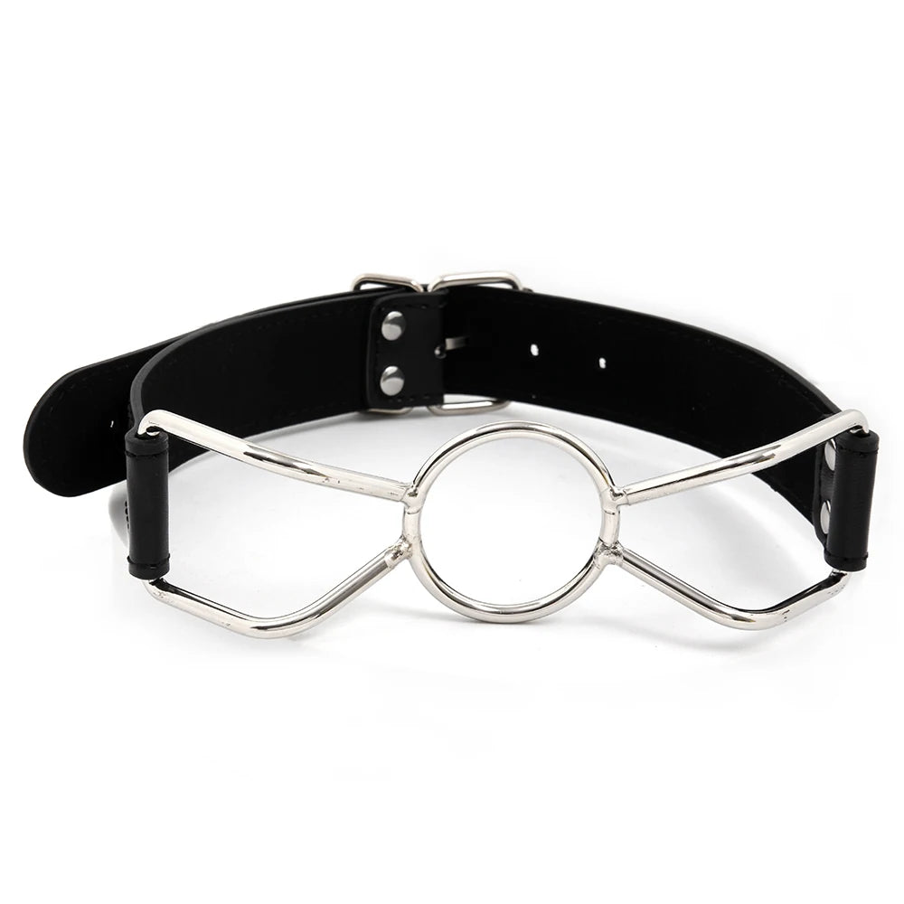 3 Size Metal Mouth Gag Forced Open Mouth Gag BDSM Harness Fetish Sex Toys For Adult Games Sex Accessories