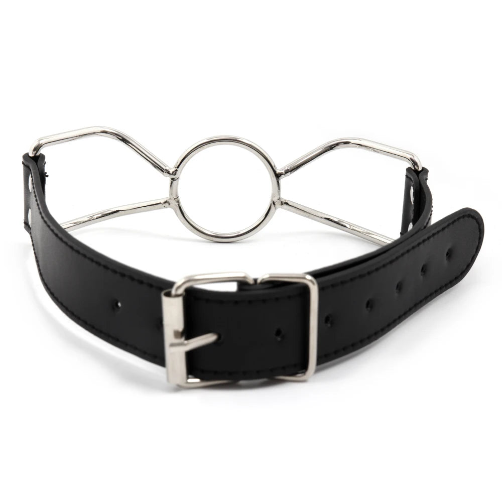 3 Size Metal Mouth Gag Forced Open Mouth Gag BDSM Harness Fetish Sex Toys For Adult Games Sex Accessories