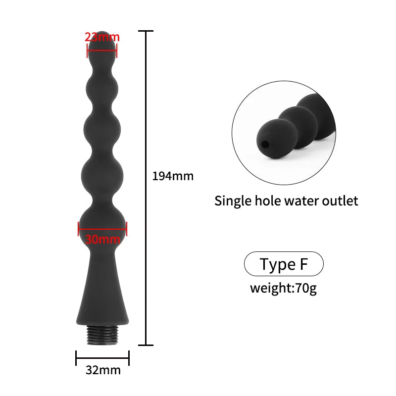 Portable Vagina Anal Anus Enema Syringe Lavement Shower Head For Male Female Analdusche Lavage Cleaning 18+ Erotic Sex Toys